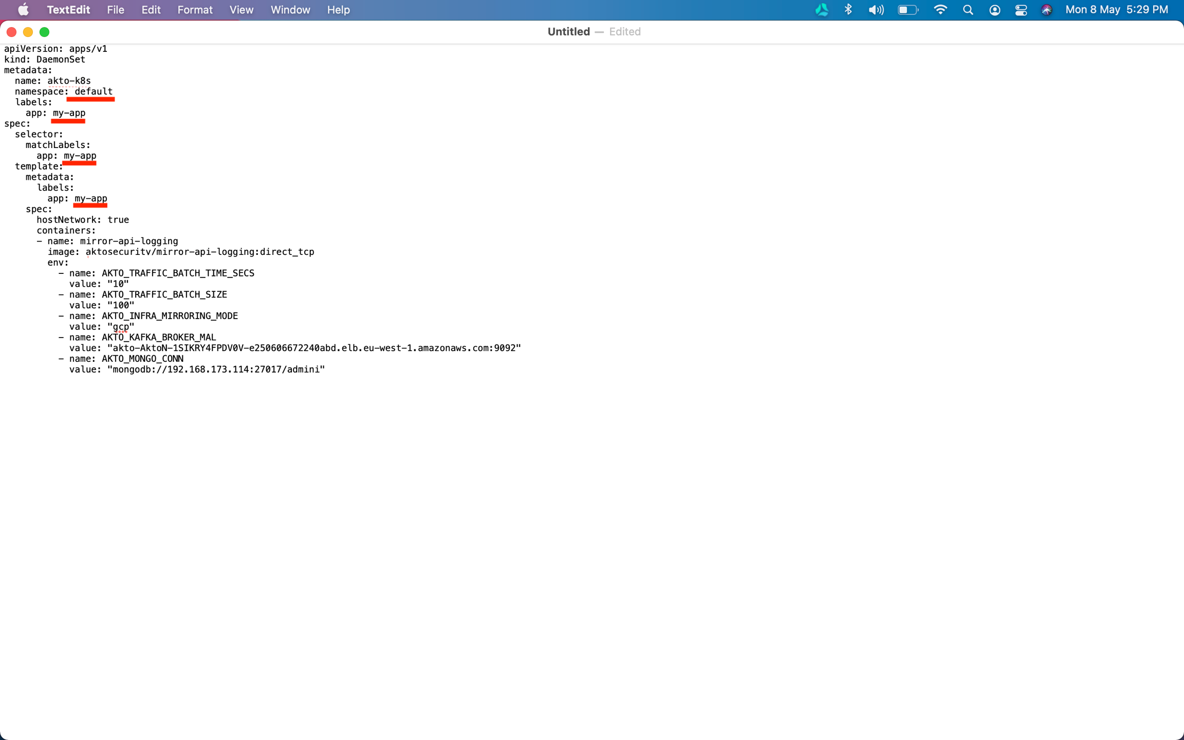 Replace namespace in text editor