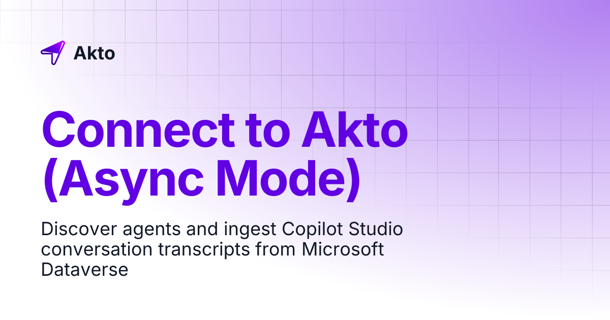 Connect to Akto (Async Mode) | Akto